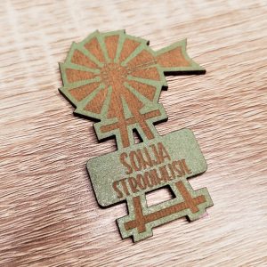 Wedding Badges in Windpomp Shape