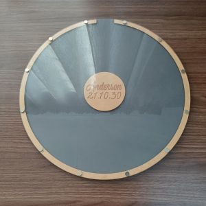 Guest Book with Round Frame