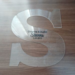 Guest Book - Acrylic Letter