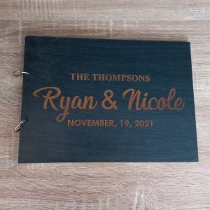Guest Book with Engraving