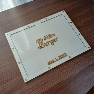 Alternative view of Guest Book with Frame