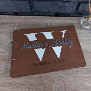 Guest Book with Initials