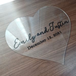 Alternative view of Guest Book - Heart & Names