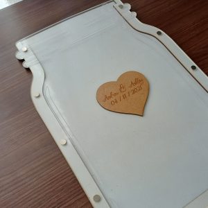 Alternative view of Jar with Drop In Hearts Guest Book