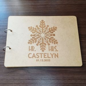 Guest Book with Snowflake