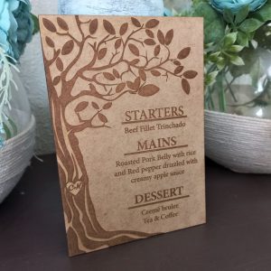 Alternative view of Table Menus with Tree & Branches